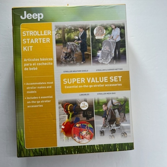 Jeep Stroller/Starter Kit 4 Different Items NEW - Picture 1 of 4